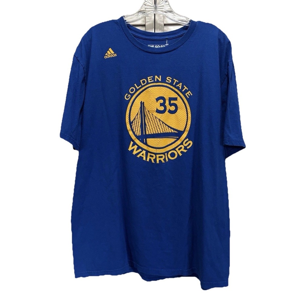 Adidas Golden State Warriors NBA Graphic‎ T-shirt #35 Durant Size XL Basketball